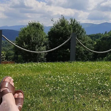 Na Skale Z Widokiem Na Panorame Karkonoszy Шклярська Поремба