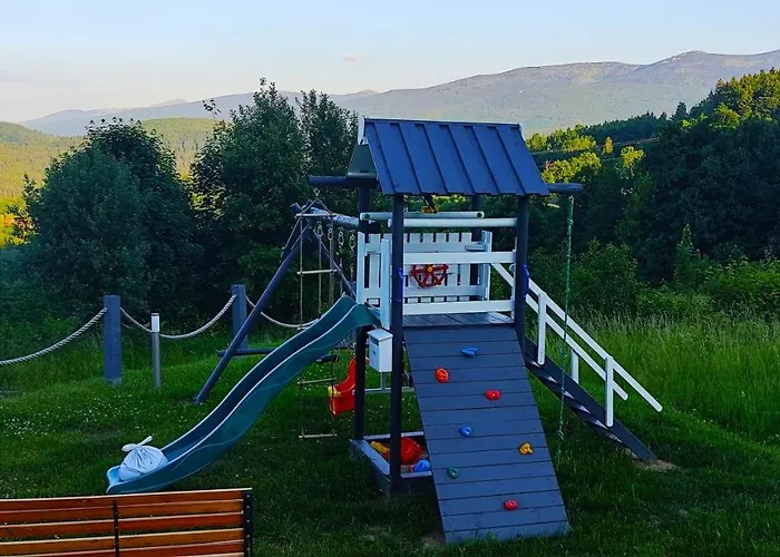 Na Skale Z Widokiem Na Panorame Karkonoszy Chalet