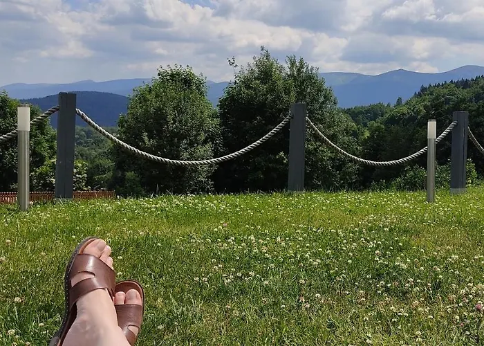 Na Skale Z Widokiem Na Panorame Karkonoszy Schreiberhau