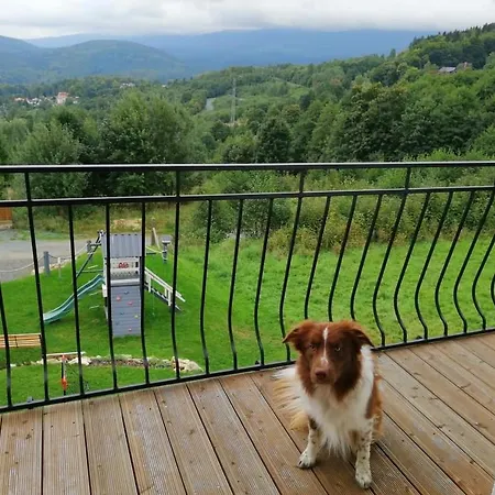 Alpehytte Na Skale Z Widokiem Na Panorame Karkonoszy