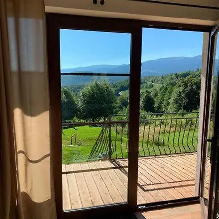 בקתה Na Skale Z Widokiem Na Panorame Karkonoszy שצ'קלארסקה פוראובה