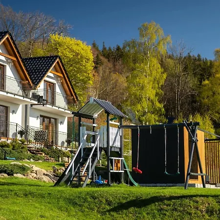 Na Skale Z Widokiem Na Panorame Karkonoszy Шале *